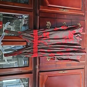 BRAND NEW FOREVER 21 TROPICAL FLORAL MIDI DRESS